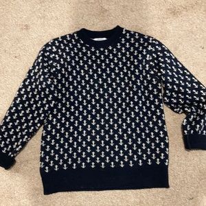 Kiel James Patrick Anchor Sweater size small